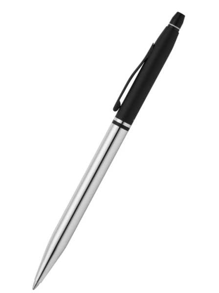 Cross Click Tuxedo - Chrome With Black химикалка