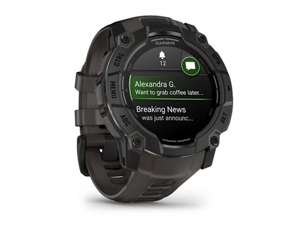 мъжки часовник Garmin Instinct 3 AMOLED 50 мм с черна каишка – ClassicWatches.bg