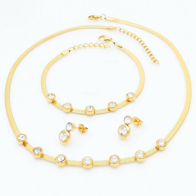 Комплект дамско колие, гривна и обеци Lee Cooper LC.S.01607.110