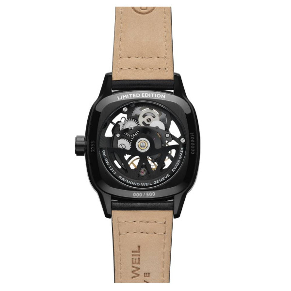 Raymond Weil 2795-BKC-20000 лимитиран мъжки часовник с прозрачен заден капак ClassicWatches.bg
