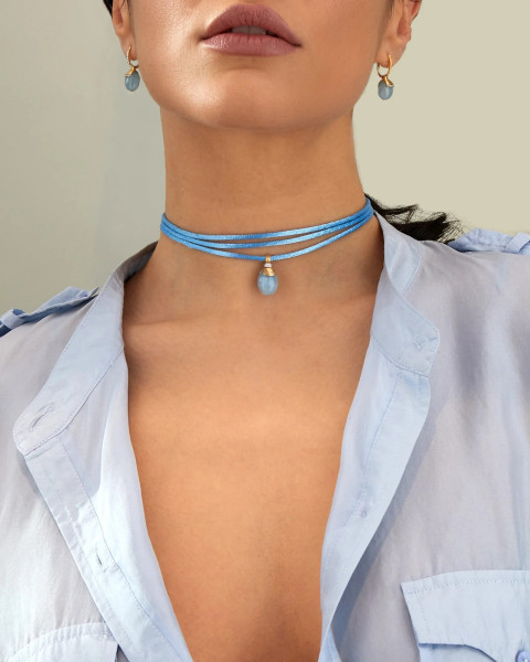 NANIS AZURE AMULETS LARGE КОЛИЕ И ГРИВНА  PS5-603