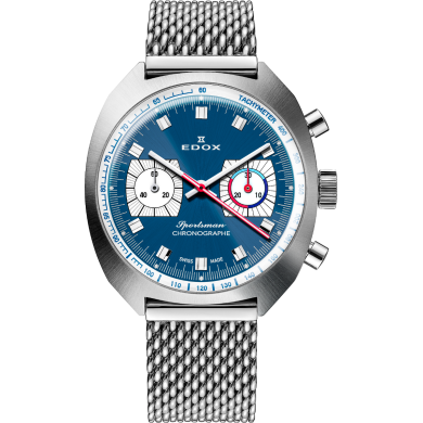 EDOX SPORTSMAN CHRONOGRAPHE AUTOMATIC LIMITED EDITION 41MM 08202 3BU BUIN