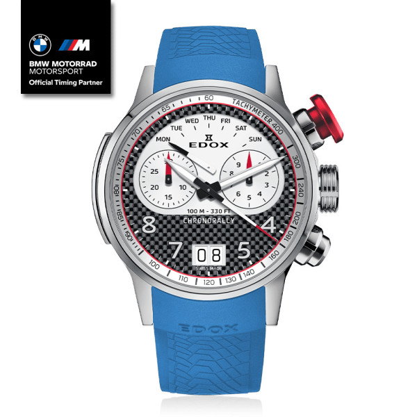 ЧАСОВНИК EDOX CHRONORALLY CHRONOGRAPH 45ММ LIMITED EDITION 38003 TINR CANBR 