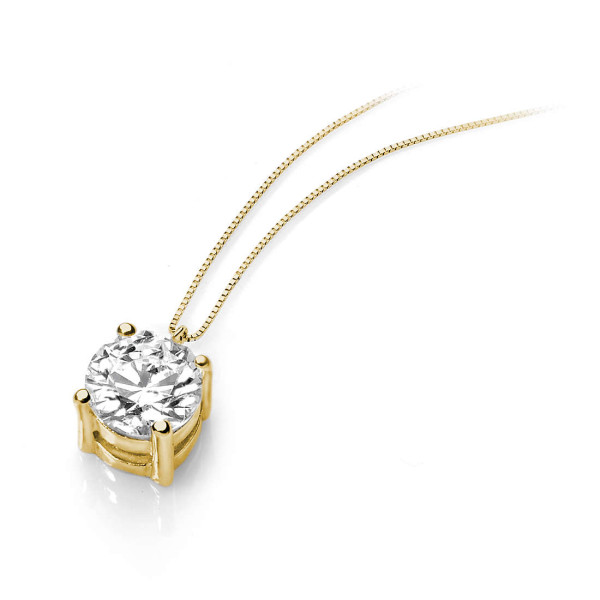 COMETE AMBROSIA  ЗЛАТНО КОЛИЕ С ЦИРКОНИИ AGZ118 G