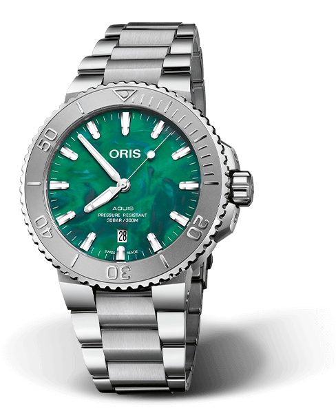 ORIS AQUIS DIVING X BRACENET  DATE AUTOMATIC 43.5MM MEN'S WATCH 01 733 7730 4137 07 8 24 05PEB