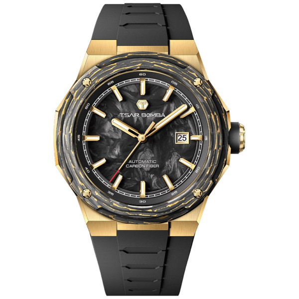 TSAR BOMBA Electron-Carbon-X II Carbon Fiber Gold Black TB8230-04