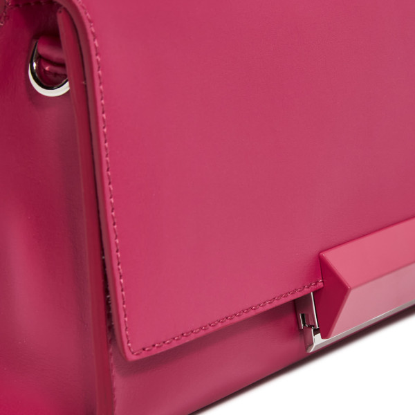 ДАМСКА ЧАНТА , ЕСТЕСТВЕНА КОЖА- РЪЧНА ИЗРАБОТКА GIANNI CHARINI 10196/PINK