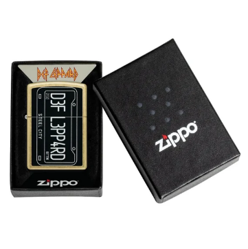 Zippo Def Leppard запалка, Steel City Design