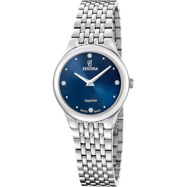 Festina F20096/3 дамски часовник син циферблат
