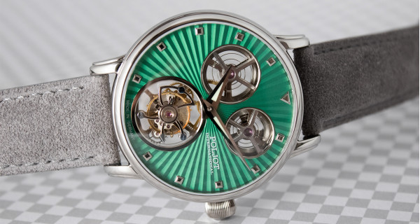 Poljot International Tourbillon Emerald Limited Edition 100pcs 3450.T-SKL-5S