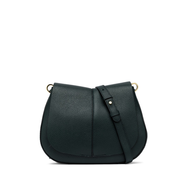 ДАМСКА ЧАНТА , ЕСТЕСТВЕНА КОЖА- РЪЧНА ИЗРАБОТКА GIANNI CHARINI 6036/DEEP GREEN