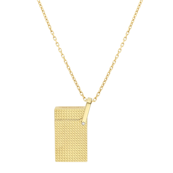 Запалка S.T.Dupont Lighter necklace Diamond head golden K27067CH