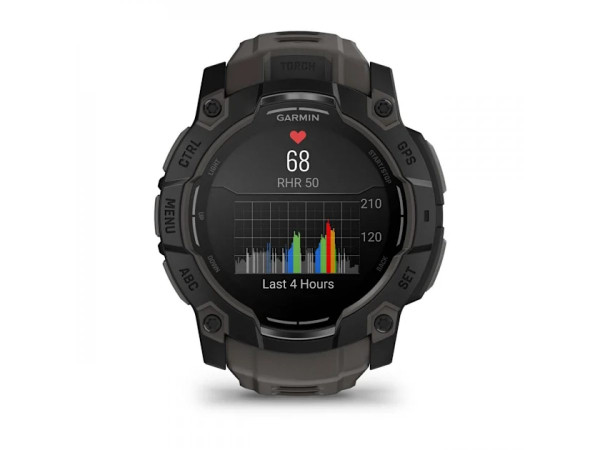 мъжки часовник Garmin Instinct 3 AMOLED 50 мм с черна каишка – ClassicWatches.bg