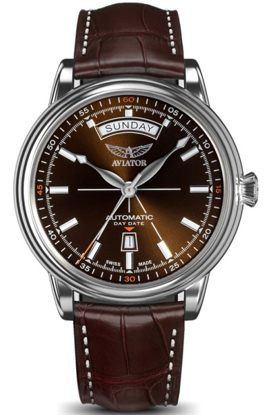 ЧАСОВНИК AVIATOR DOUGLAS DAY-DATE 45MM V.3.20.0.140.4