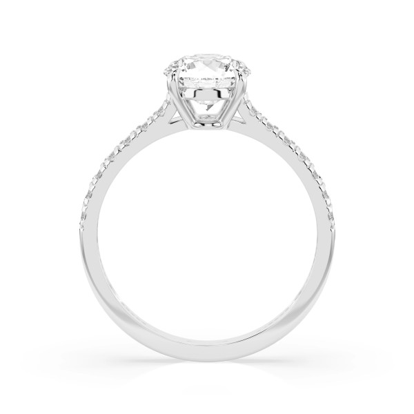 Cara пръстен с диаманти 1.00+0.21 ct GIA сертификат – ЗЛАТНО БИЖУ 14К K101-10094W(6.5)/14K