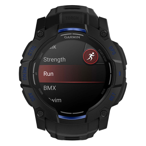 ЧАСОВНИК GARMIN INSTINCT CROSSOVER AMOLED BLACK С BLACK LIMITED EDITION 50MM 010-03020-03
