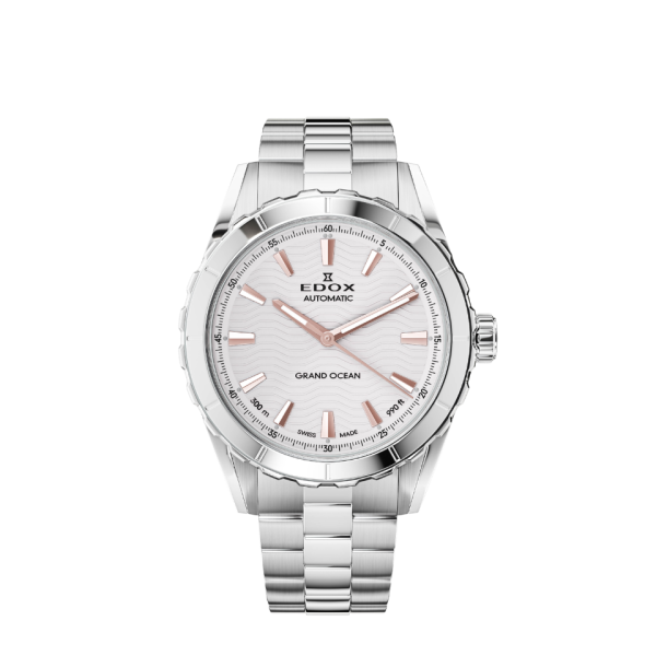 часовник edox grand ocean automatic 80140-3m-air сребрист циферблат classicwatches.bg