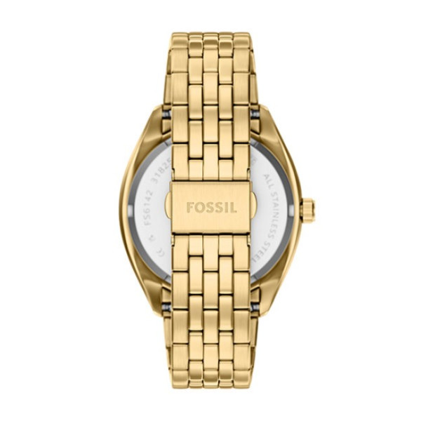 fossil campbell fs6142 мъжки часовник златист корпус зелен циферблат classicwatches.bg