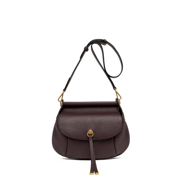 ДАМСКА ЧАНТА ЕСТЕСТВЕНА КОЖА- РЪЧНА ИЗРАБОТКА GIANNI CHARINI 10710 PLUM