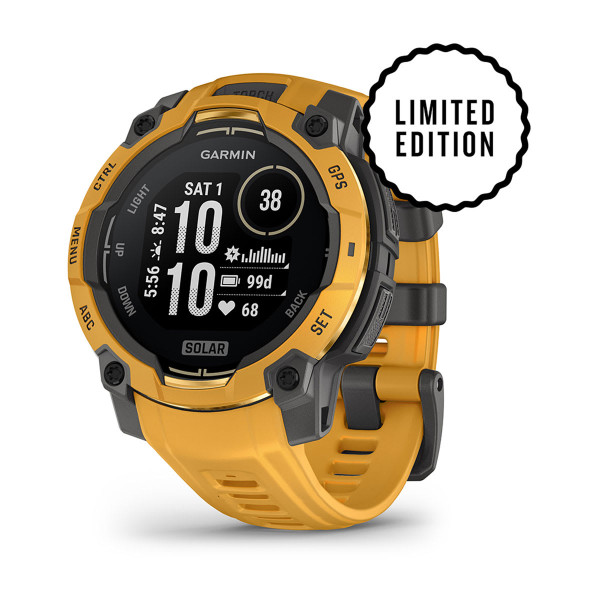 Garmin Instinct 3 Solar Sunburst със Sunburst/Grey каишка 010-02934-02