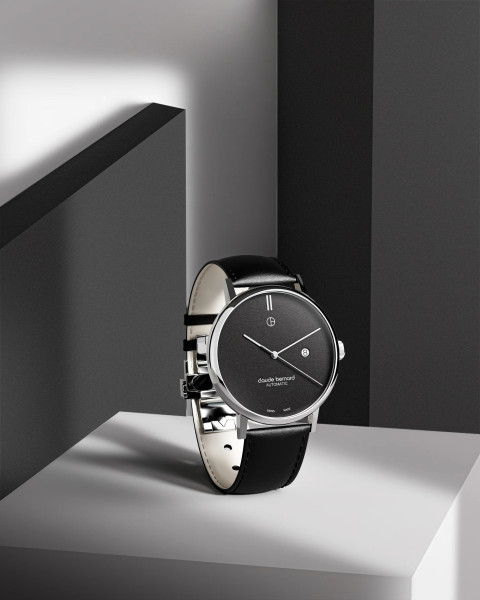 мъжки часовник claude bernard 80102 3 gin1 класически автоматичен черен циферблат classicwatches.bg