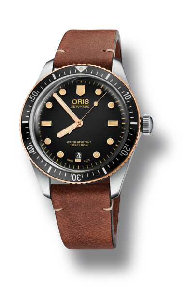 часовник мъжки автоматичен oris divers sixty-five 733 7707 4354 отпред ClassicWatches.bg
