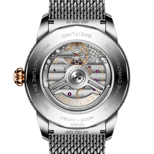 Часовник UB3111241B1A1 с прозрачен гръб и керамичен безел – classicwatches.bg