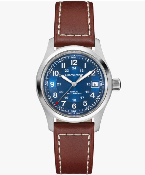 мъжки часовник Hamilton Khaki Field Auto H70455540 отпред – ClassicWatches.bg