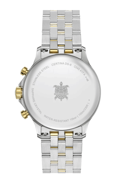 Certina DS-8 Chrono C045.417.22.031.00 пеперуда закопчаване на стоманена верижка – classicwatches.bg