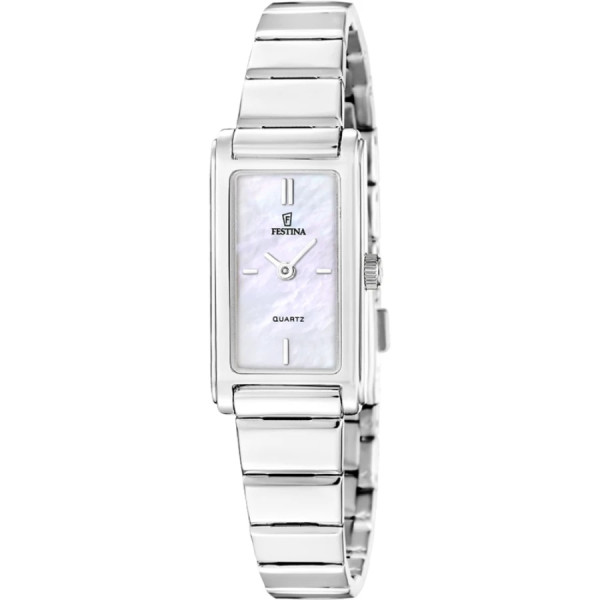часовник festina f20767/1 дамски седефен циферблат стоманена верижка classicwatches.bg