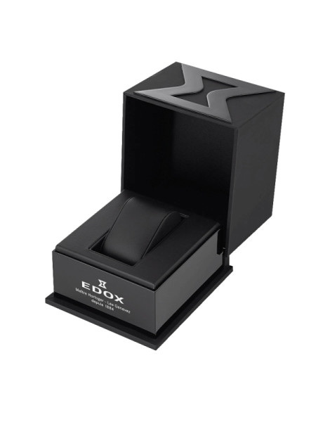 кварцов часовник Edox с сапфирено стъкло и дата