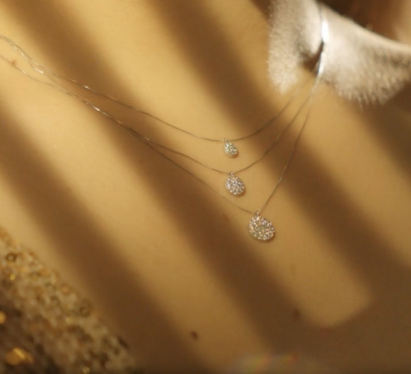 COMETE AMBROSIA ЗЛАТНО КОЛИЕ С ЦИРКОНИИ AGZ398