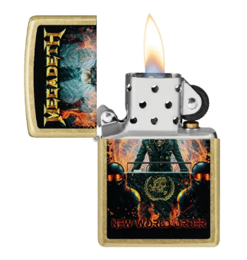 Zippo Megadeth запалка, New World Order Design