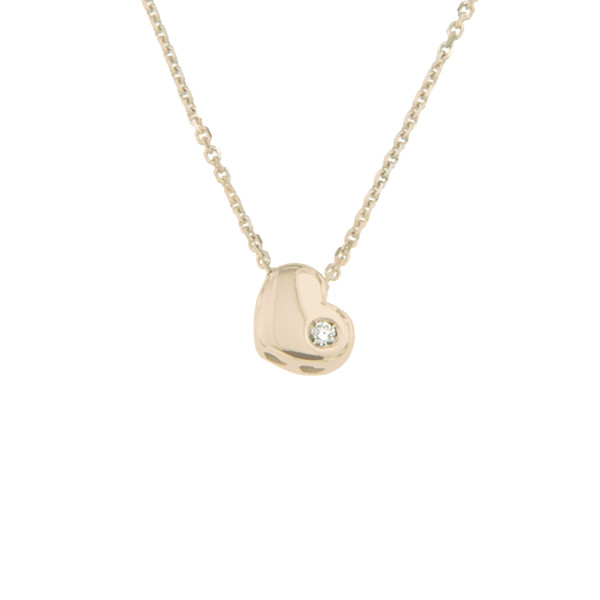 CARA DIAMANTI Златно колие с диамант  CLN1527R/0.005ctSI/H