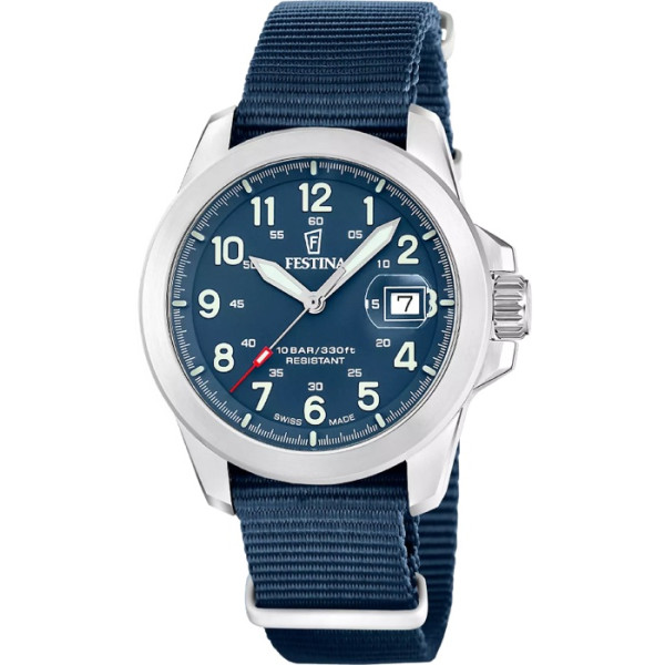 Festina F20081/2 мъжки швейцарски часовник Field – classicwatches.bg