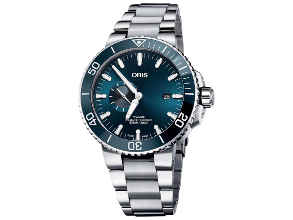 ORIS AQUIS DIVING SMALL SECOND DATE 45.5MM 743 7733 4155-07 8 24 05PEB