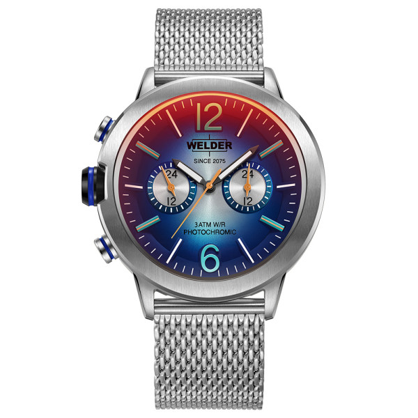 часовник welder edge wwmd1001 стоманен корпус мрежеста верижка classicwatches.bg