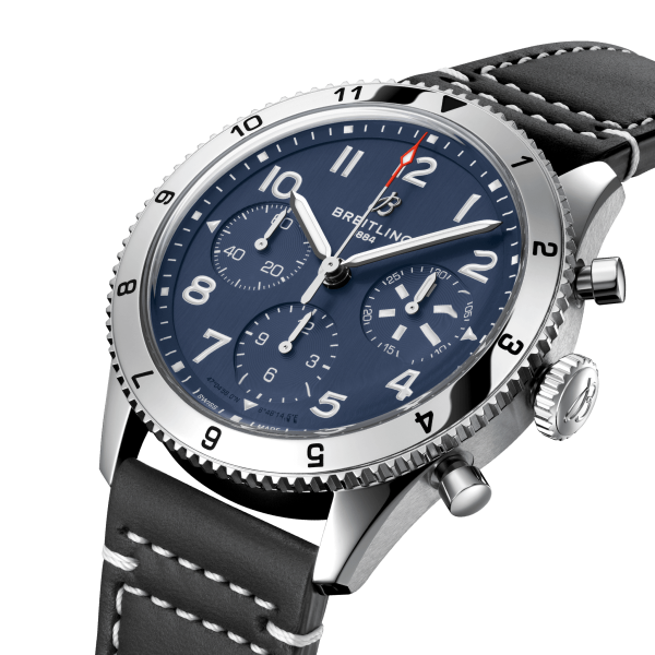 BREITLING CLASSIC AVI CHRONOGRAPH 42 TRIBUTE TO VOUGHT F4U CORSAIR MEN'S WATCH   A233801A1C1X1