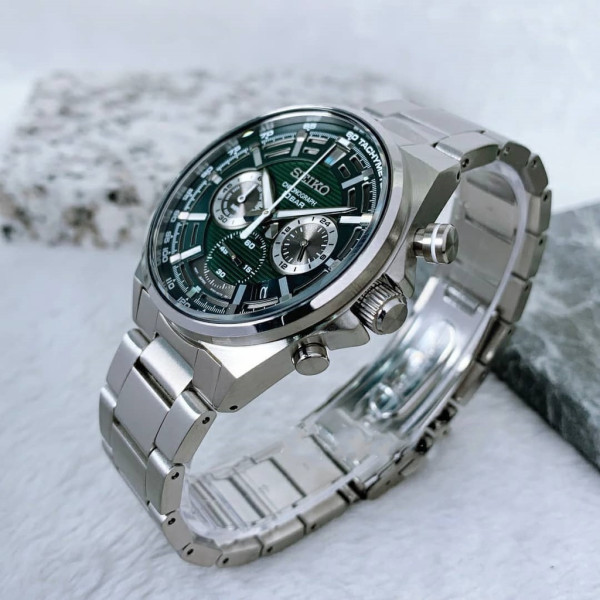 SEIKO SPORT CHRONO RACING 41MM MEN'S WATCH SSB405P1