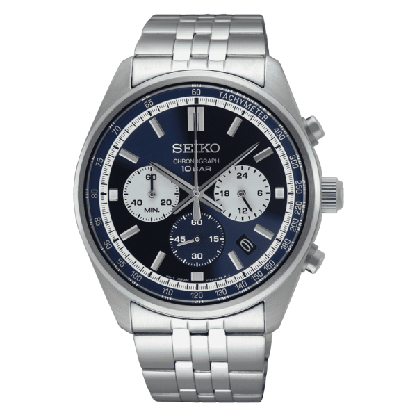 SEIKO SPORT CHRONO QUARTZ 42MM MEN'S WATCH SSB427P1