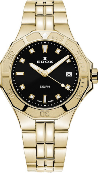 часовник edox 53020 37jm nid дамски златен тон delfin classicwatches.bg