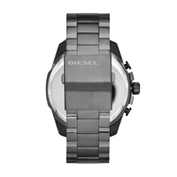 Мъжки хронограф Diesel DZ4329 с тъмносин циферблат и сива верижка – ClassicWatches.bg