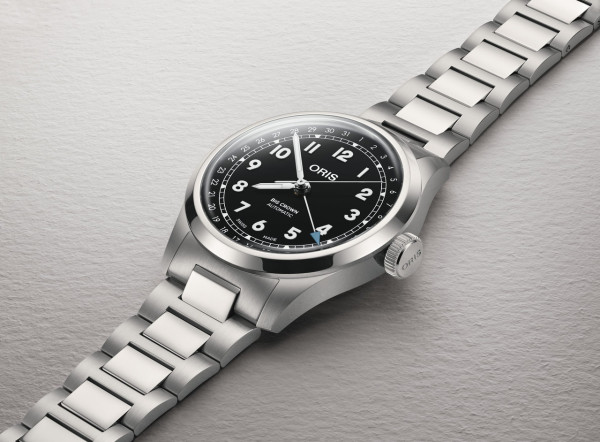 часовник oris pilot style watch black dial stainless steel classicwatches.bg