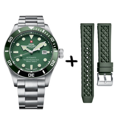 Часовник Swiss Military By Chrono SMA34075.03SET GREEN