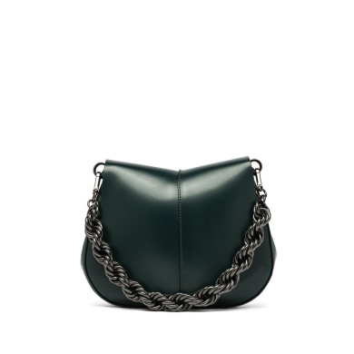 ДАМСКА ЧАНТА ЕСТЕСТВЕНА КОЖА- РЪЧНА ИЗРАБОТКА GIANNI CHARINI 6766/DEEP GREEN