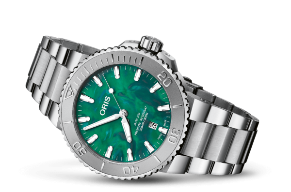 ORIS AQUIS DIVING X BRACENET  DATE AUTOMATIC 43.5MM MEN'S WATCH 01 733 7730 4137 07 8 24 05PEB