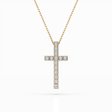 CARA DIAMANTI Златно колие с диаманти K104-10025Y