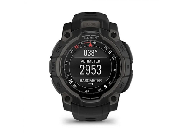 GARMIN INSTINCT 3 AMOLED 45ММ BLACK С BLACK КАИШКА 010-02936-00