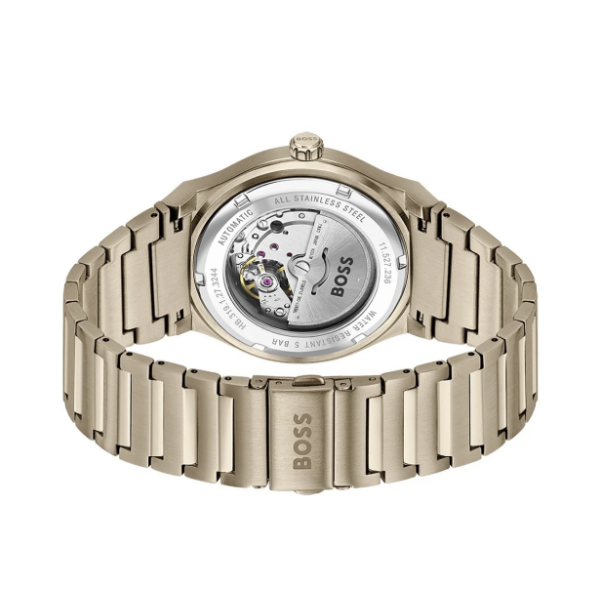Часовник HUGO BOSS 1514186 – изглед отзад, автоматичен механизъм
