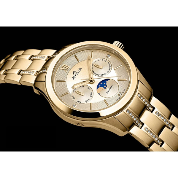 дамски часовник Appella L50021.1161DQF с лунна фаза classicwatches.bg